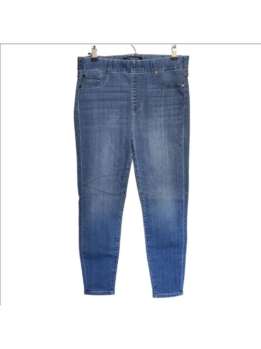 LIVERPOOL "THE HIGH RISE ANKLE" JEAN SKINNY STRETCH SIZE 10/30 EUC